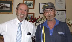 Rowan Ramsey in town for a yarn